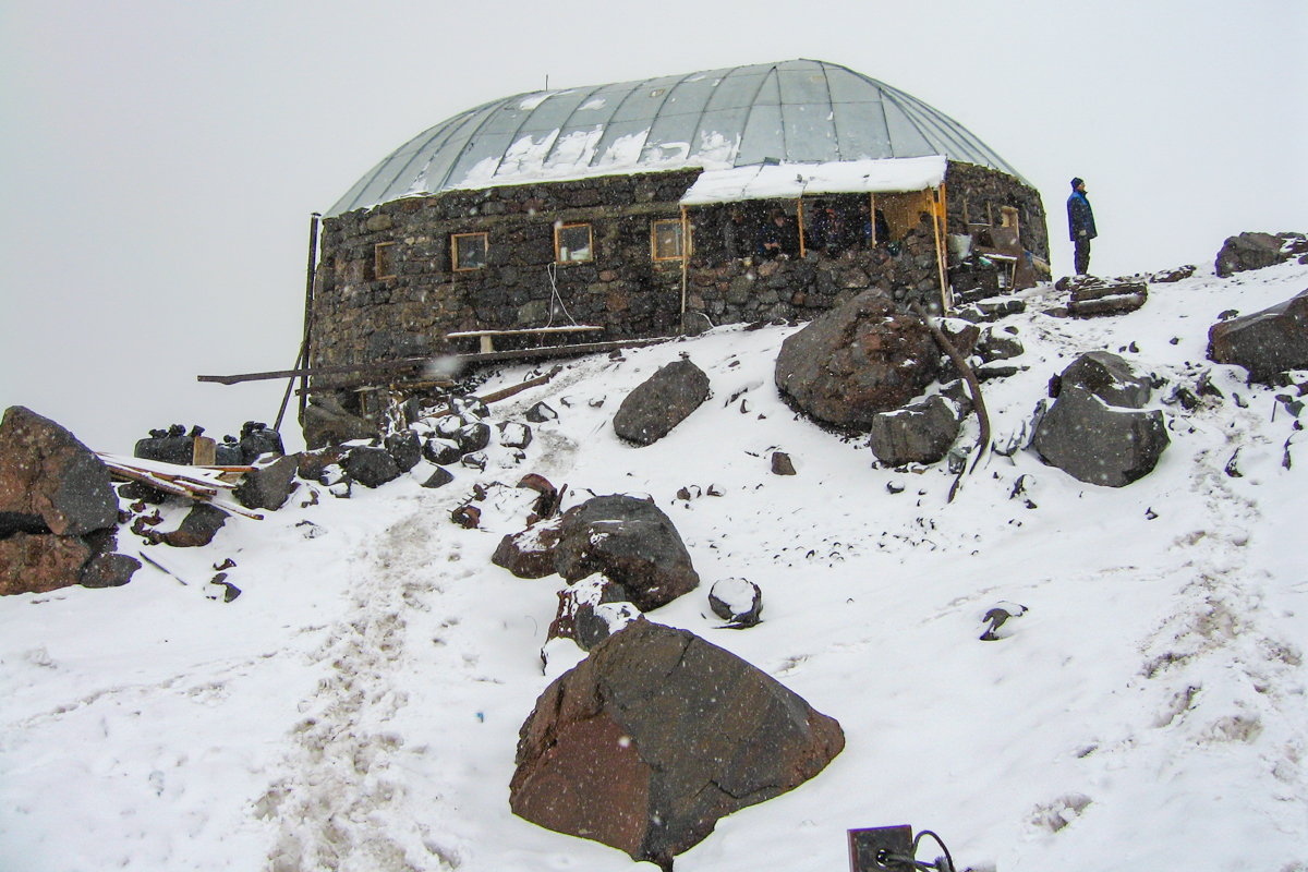 At the Hut
