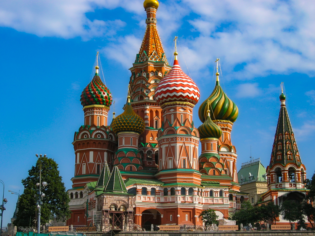 The Onion Domes of St. Basil's Cathedral, Moscow