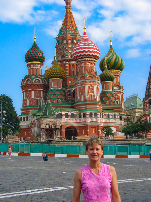 The Onion Domes of St. Basil's Cathedral, Moscow