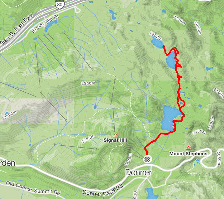 Three Lakes Map